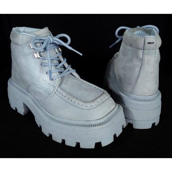 Eytys Tribeca Lace-Up Boots 36 US 6 Womens Sky Blue - Picture 3 of 16